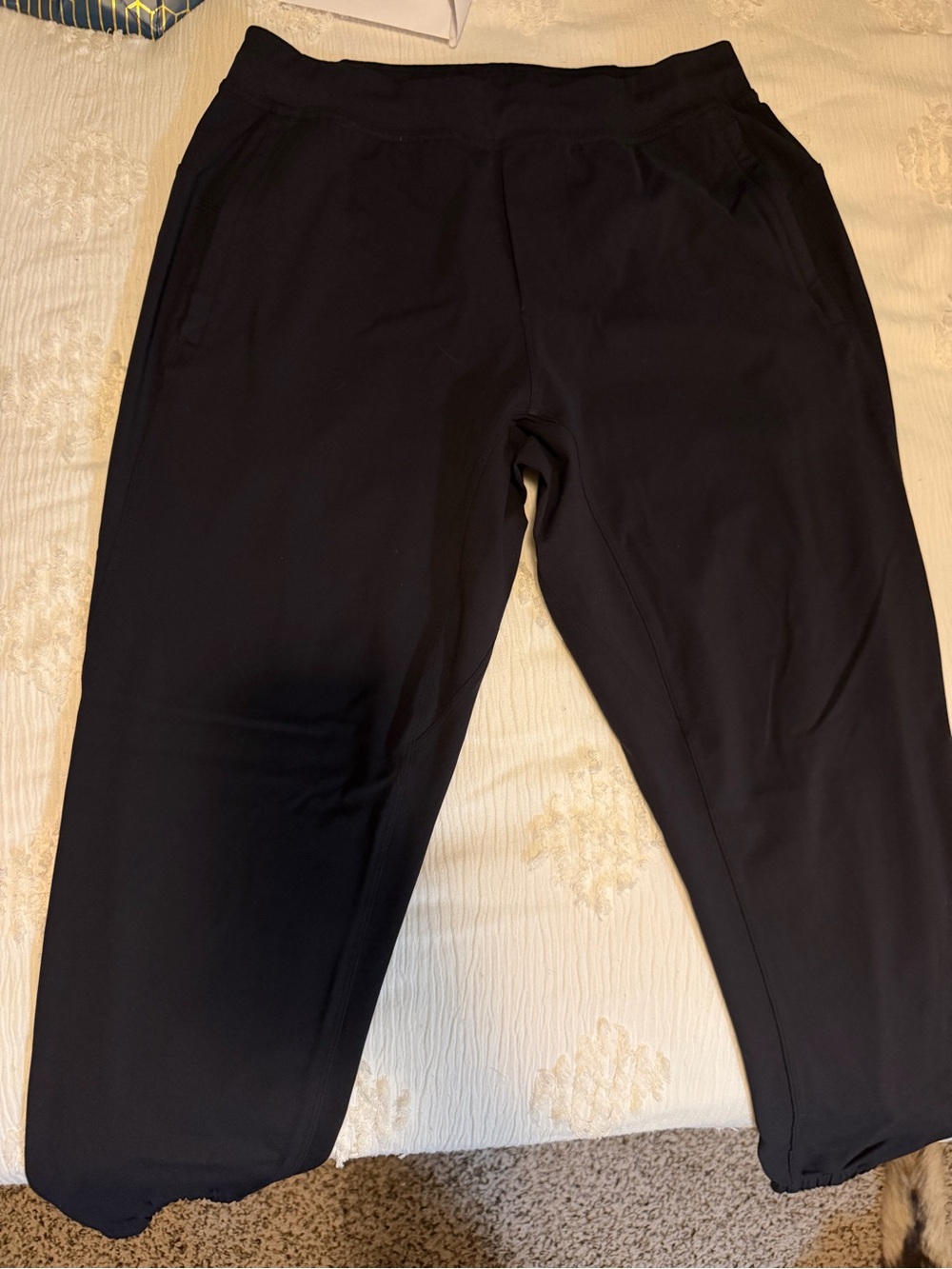 lululemon athletica Men's Black Performance Joggers